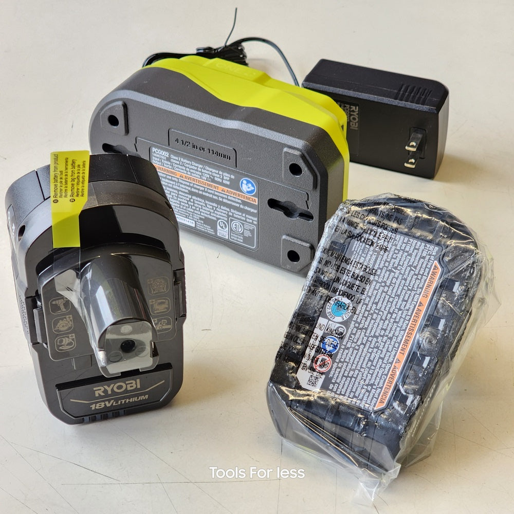 RYB 18V ONE+ 2AH/4AH STARTER KIT (PSK106SB) RYB 18V ONE+ 2AH/4AH STARTER KIT (PSK106SB)